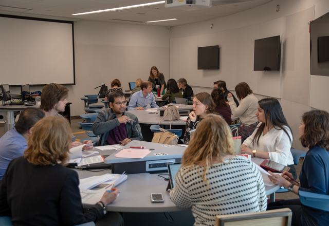 Attendees at an Active Learning Community workshop