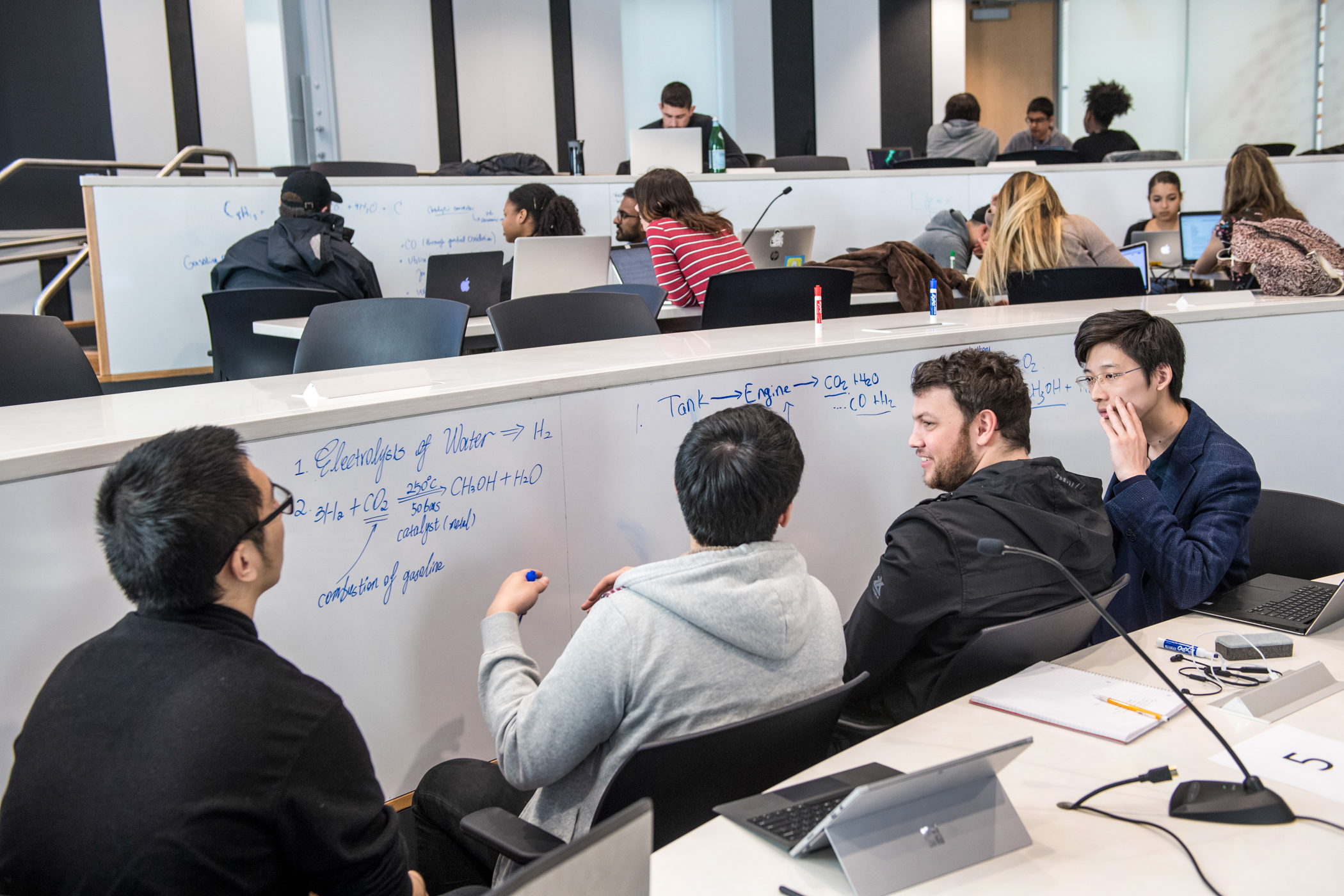 Collaborating in the Richard Weeks Hall of Engineering