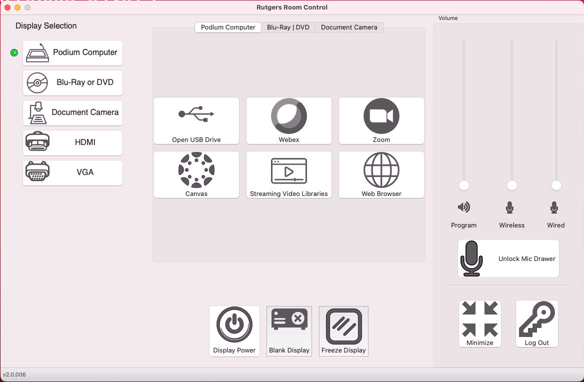 Digital Classroom Podium