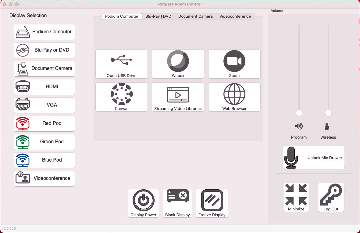 Digital Classroom Podium - Solstice