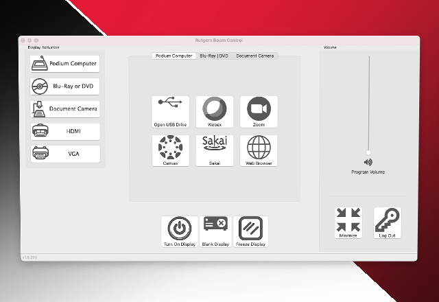 Rutgers Room Control
